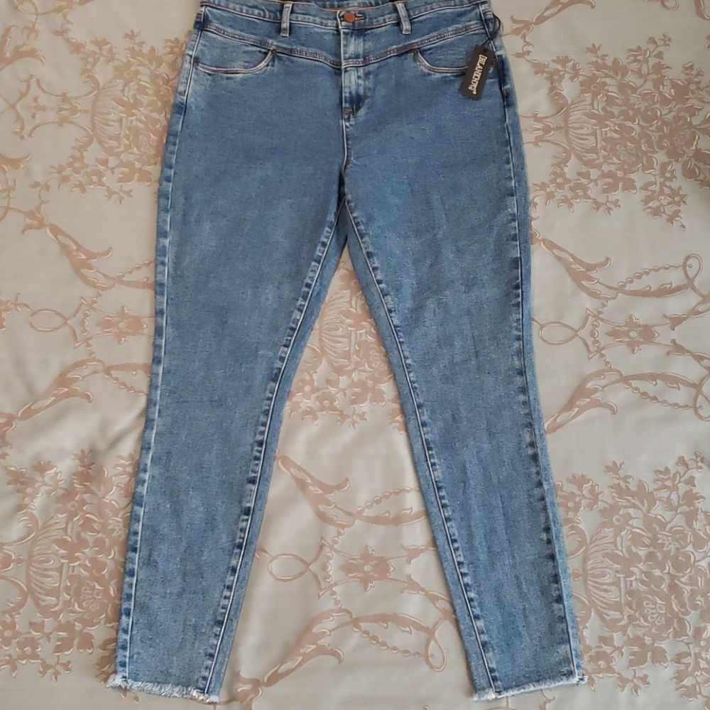 Blank NYC The Great Jones High-Rise Skinny Jeans Blue Women’s Plus Size 32